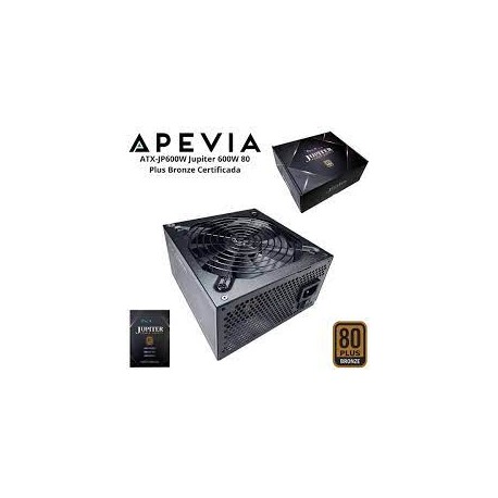 Fuente real de poder 600W Bronce certificada