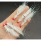 Jigs de pesca blancos