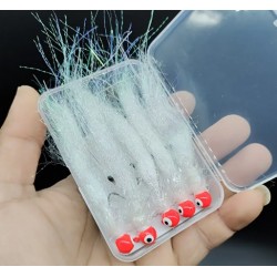 Jigs de pesca blancos