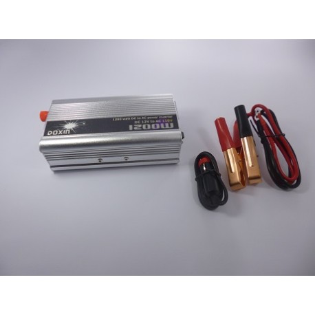 Inversor 1200w Convierte Batería De Carro 12v A 110v